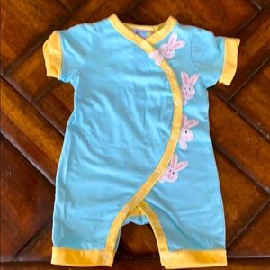 NWOT Spring time bunny 6M jumper/romper
